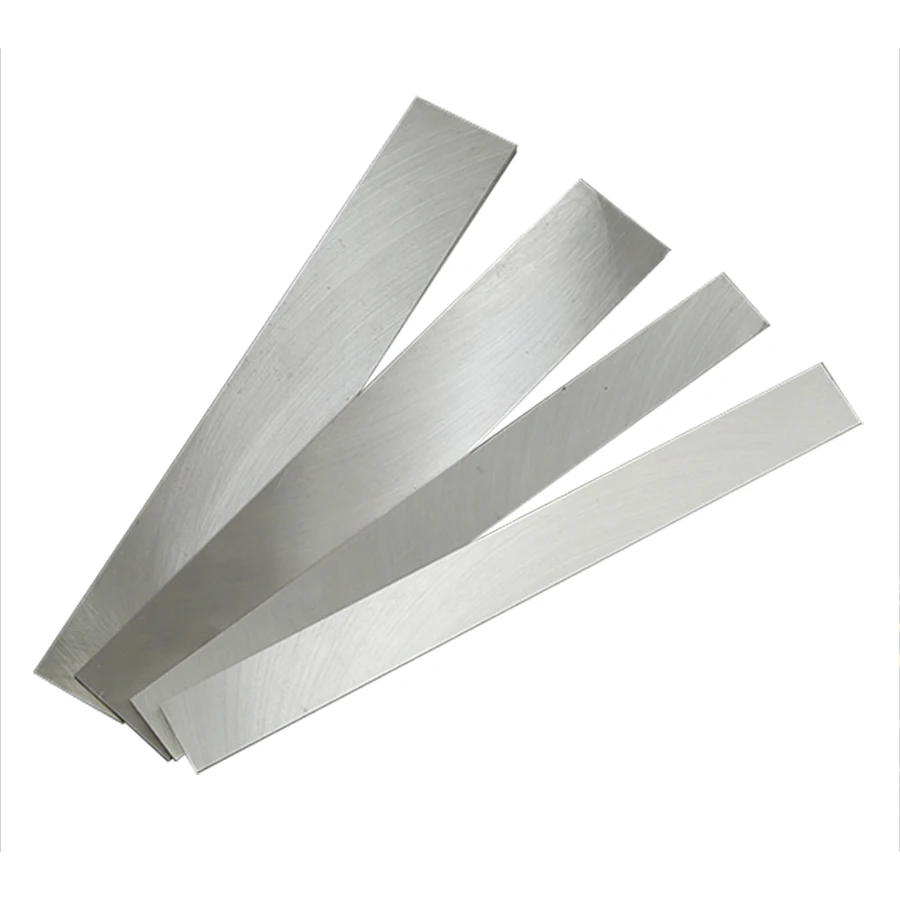 Inserts en acier à grande vitesse, couteau tournant plat en acier blanc, bande de couteau de coupe en acier blanc, couteau HSS 4*20*300mm