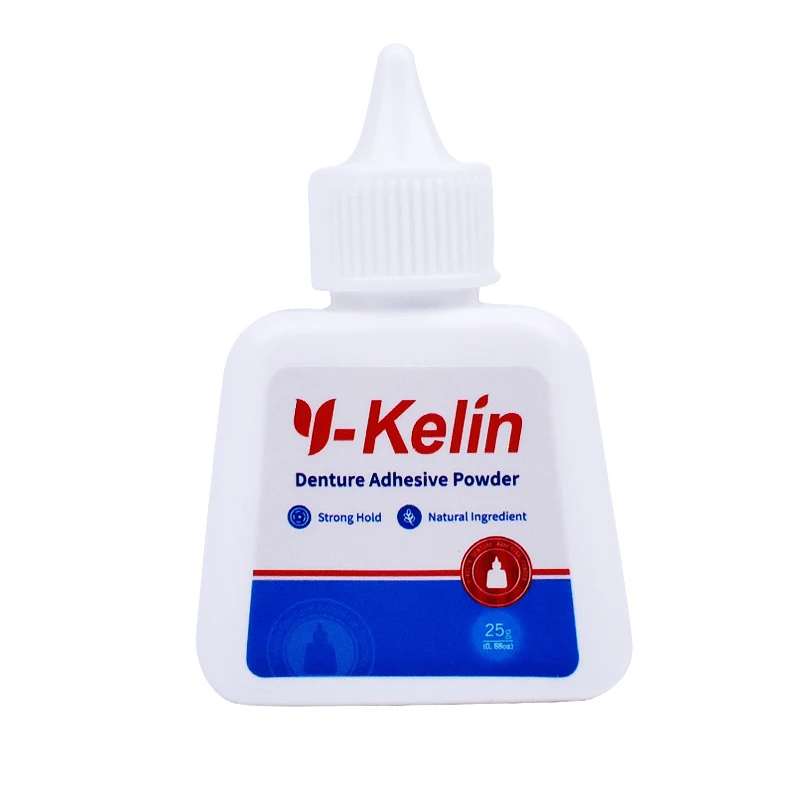 Y-Kelin Denture Adhesive 75g (25g*3 packs)Super  Strong Hold Comfortable & Convenient Form For New  Sensitive Gum