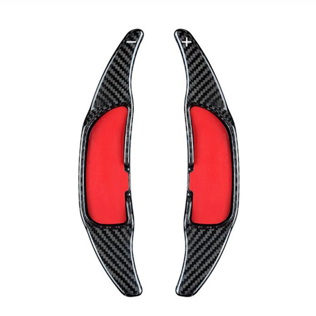 2Pcs Real Carbon Fiber Car Steering Wheel Shift Paddle For Mercedes BENZ AMG A45 CLA45 C63 E53 GLA45 Paddle Shifter Extension