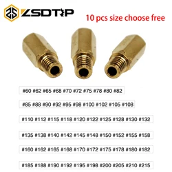 ZSDTRP 10pcs/Set #60-#215 Free Choose Carburetor Main Jet Kit For PWK Keihin FCR KOSO OKO PD PE Motorcycle injectors Nozzle