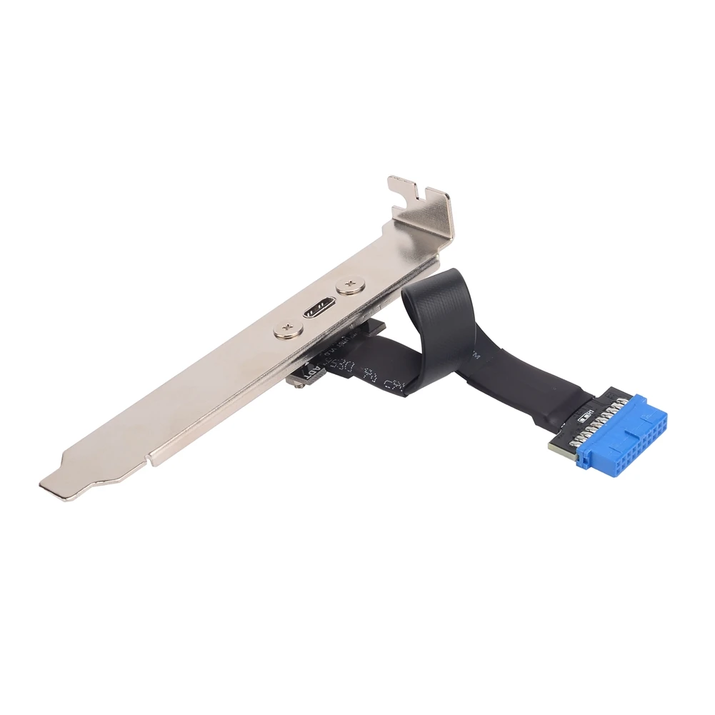 

Кабель-адаптер расширения интерфейса Type-C к USB 3.0 19P/20P, передняя и задняя материнская плата с перегородкой PCI для корпуса A4 ITX