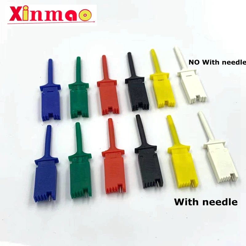 5PCS/Lot Needle Test Hook SMD IC Test Hook Clip Jumper Probe Logic Analyzer Testing Accessories Clip Connector