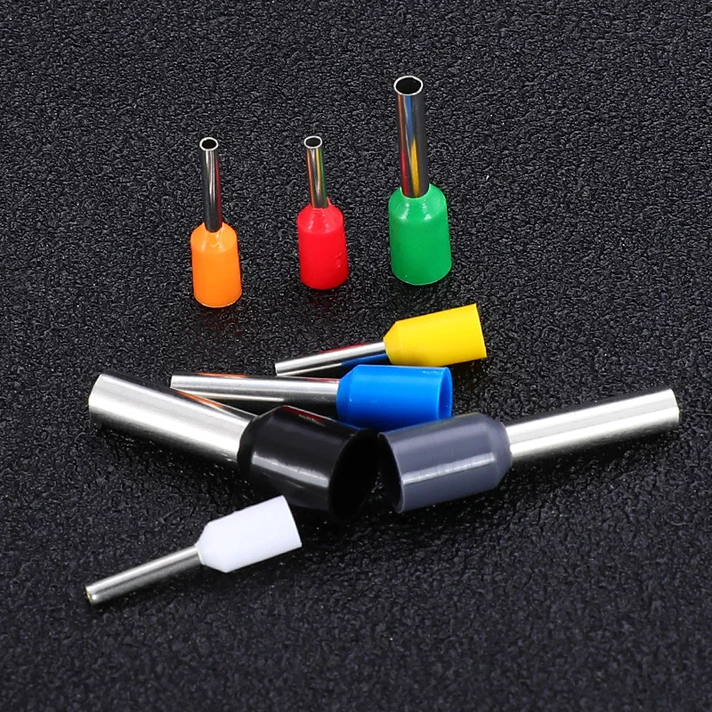 400pcs/Set 0.5-6mm2 Insulated Cord Pin End Terminal Ferrules Kit Wire Copper Crimp Connector