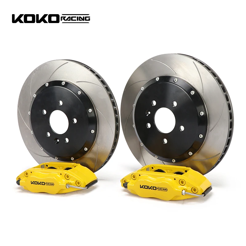 KOKO Racing Big Brake Kits 4 Pot Aluminum Brake Caliper Front wheel 15 16inch with 285*24 300*24 Disc Rotor for Toyota 86 R18