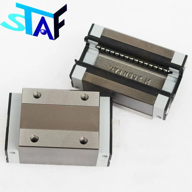 6pcs original Taiwan STAF linear guide block BGXH25BN CNC router linear rail slider carriage H25BN