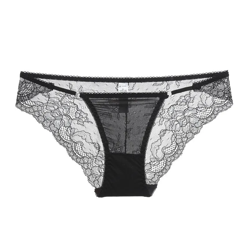 New Product Hot Sale Lace Thin Lace Briefs Low Waist Seamless Black Women\'s Panties Panties Women Sexy  Lingerie Femme