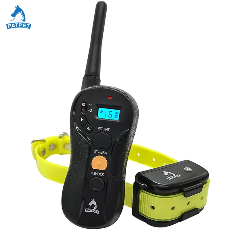 

Patpet Remote Dog Training Collar P610 600M Anti Bark Collar Dog Shock Electric Strap for Small Dogs Canine Equipment Supplies