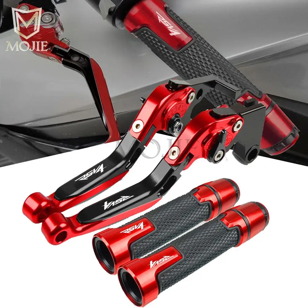 For APRILIA RSV4 2009 2010 2011 2012 2013 2014 2015 2016 2017 2018 2019 Motorcycle Adjustable Brake Clutch Lever Handlebar Grips