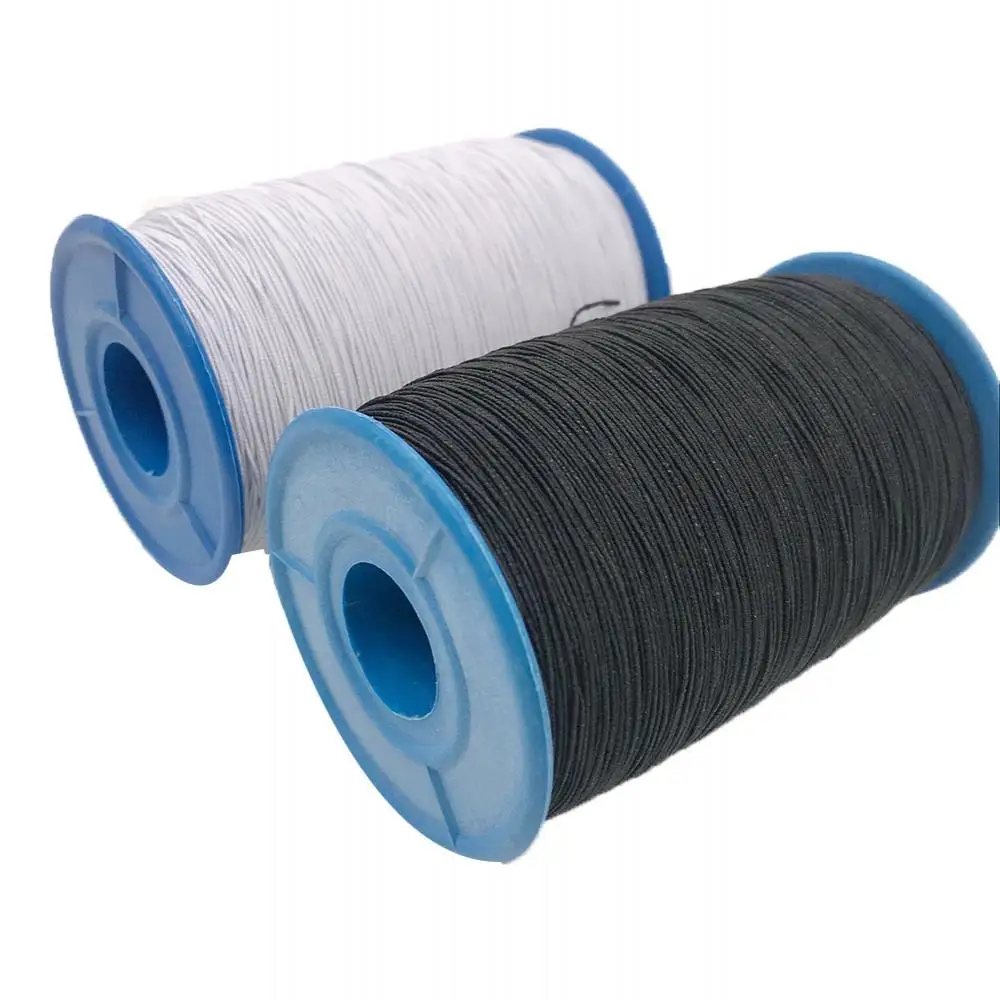 60%  Dropshipping!!500m 2 Rolls 0.5mm Elastic Latex Thread Line Rope Clothes Sewing Accessories