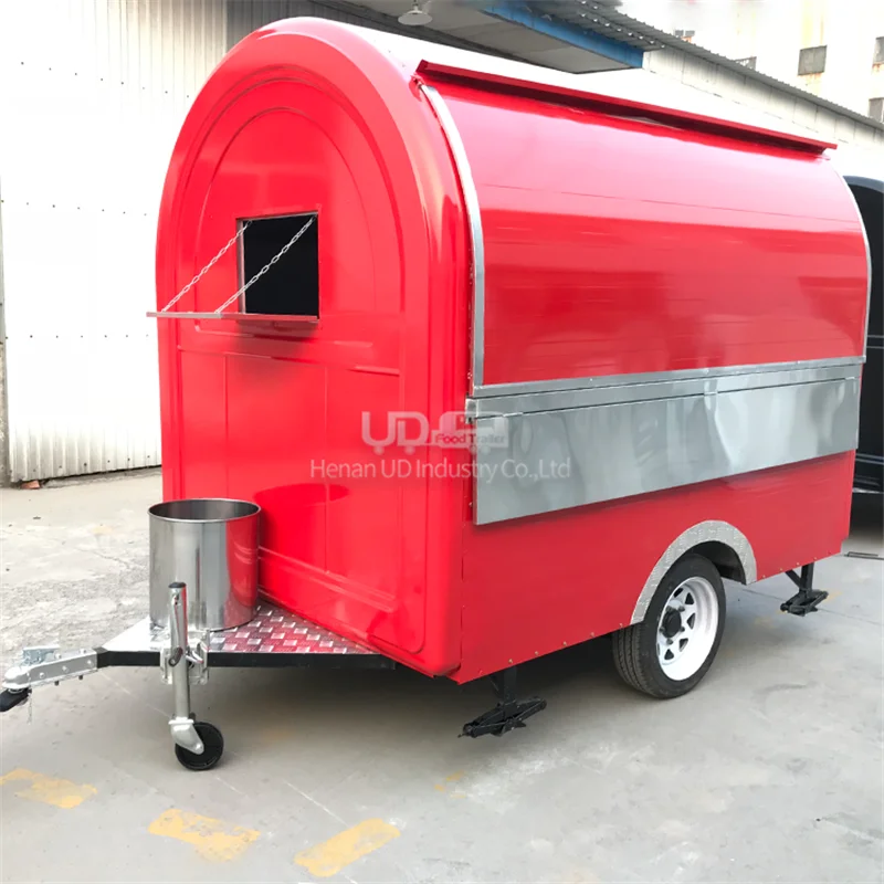ミニサイズジュース朝食バー食品カートホットドッグトラック高速食品キオスク