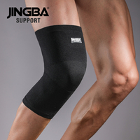 JINGBA SUPPORT Sports basketball knee pads support Elastic Nylon knee brace Volleyball knee protector rodillera deportiva