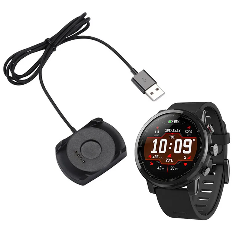 Replacement Smart Watch Charger Cable USB Charger Cradle Charging Dock for Huami Amazfit Stratos 2 / 2S Smartwatch A1609