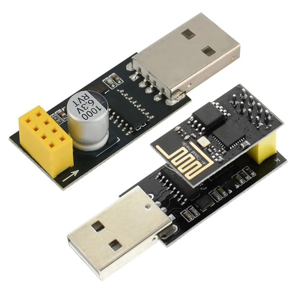 Программатор ESP01, адаптер UART GPIO0 ESP-01 Adaptaterr ESP8266, CH340G USB в ESP8266, последовательный беспроводной модуль Wi-Fi для разработчика платы