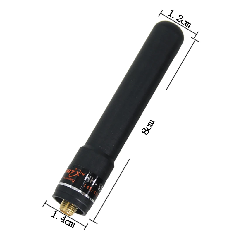HH-518 + SMA dişi 144/430 MHz çift bant için kısa anten BaoFeng UV-5R GT-3TP UV-82 UV-5RE artı BF-F8HP BF-F9 v2 + BF-888