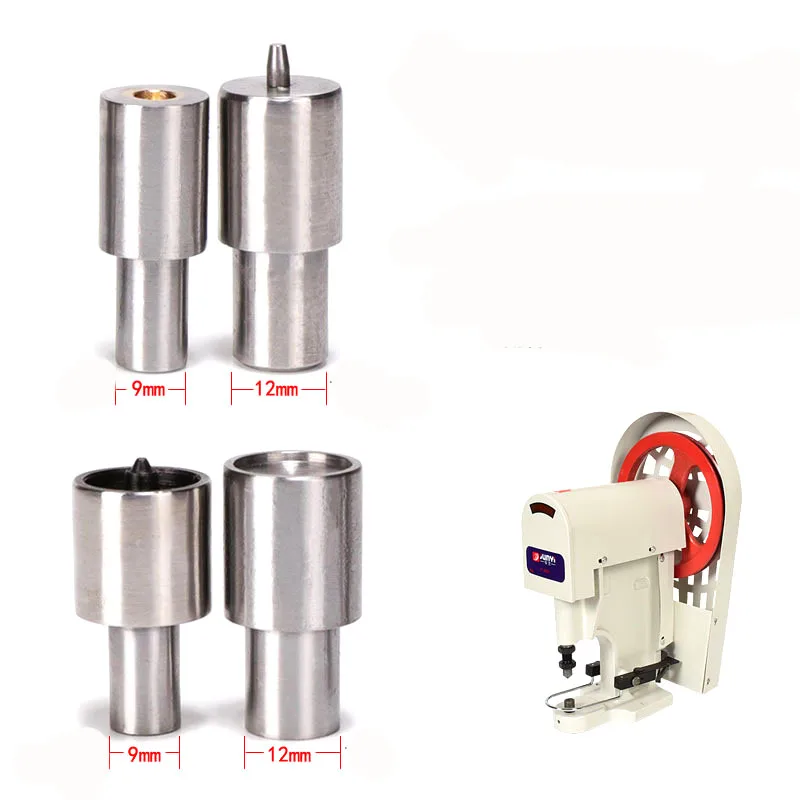 12mm Metal Snaps Electric Machine Moulds Dies Button Installation Tool #633
