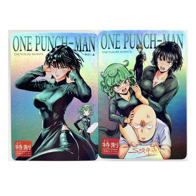 2pcs/set ACG Fubuki Tatsumaki Sexy ONE PUNCH MAN Toys Hobbies Hobby Collectibles Game Collection Anime Cards