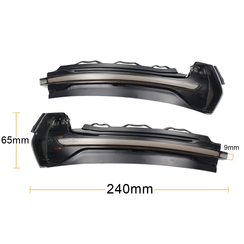 2pcs Dynamic blinker for Audi A3 8V S3 RS3 Side Mirror light LED Turn Signal 2013 2014 2015 2016 2018 2019 2020 Arrow flasher view 4
