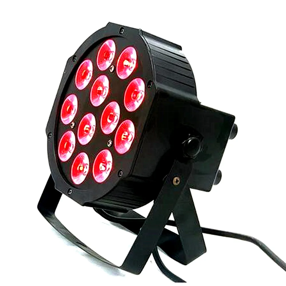 Imagem -04 - Led Par Light com Controle Remoto Equipamento uv de Lavagem de Discoteca Canais Dmx 512 Iluminação de Palco dj Bar 12x18w Pcs