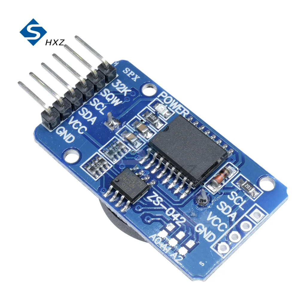 DS3231 AT24C32 IIC Module Precision Clock Module DS3231SN Memory module DS3231 mini module Real Time 3.3V/5V For Raspberry Pi
