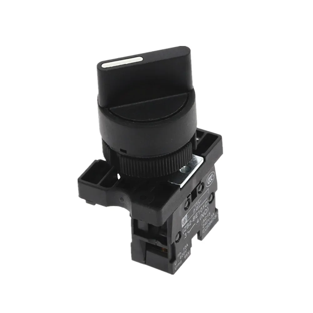 

600V 10A On/Off Two 2 Position Rotary Select Selector Switch 1 NO XB2-ED21
