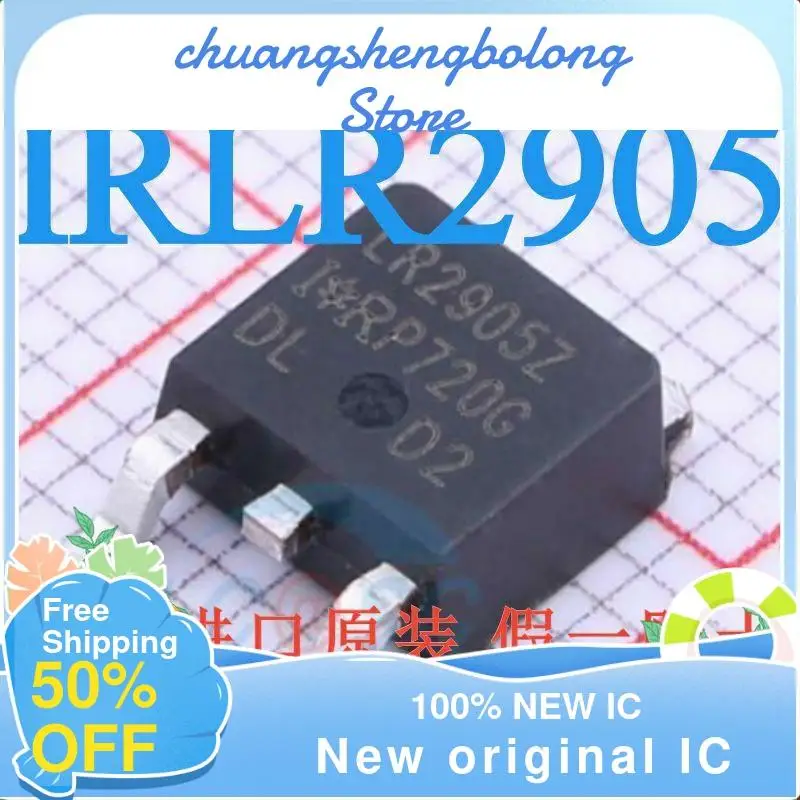 

50PCS IRLR2905 LR2905Z IRLR2905TRPBF TO-252 New original IC