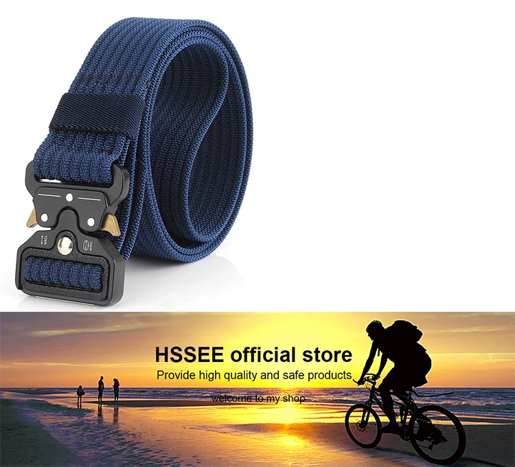 Hssee Retro taktischen Gürtel für Männer Metalls chnalle Schnell verschluss Militär armee Gürtel robuste Nylon Outdoor Casual Gürtel Gürtel männlich – Detail 8