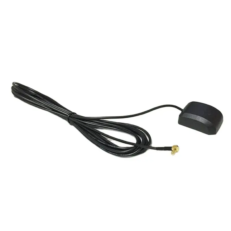 1pc GPS Antenna MCX Right Angle 3M Cable Aerial for Car Navigation