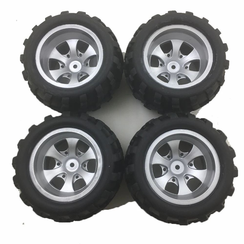 

2 Left Tire+ 2 Right Tire For Wltoys A979 1/18 Rc Car Spare Parts A979-01/02 Accessories