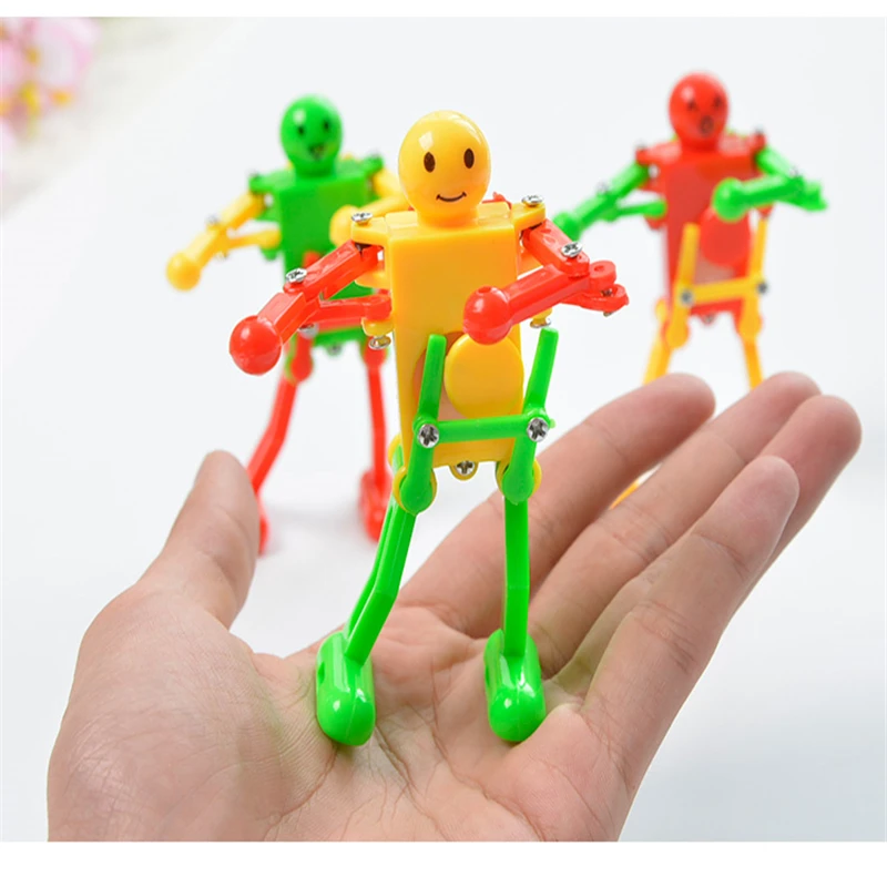 Wacky Dance Robot Wind Up Toy para crianças, brinquedos clássicos, Clockwork Puzzle para crianças, meninos Fidget, presente, 3 pcs