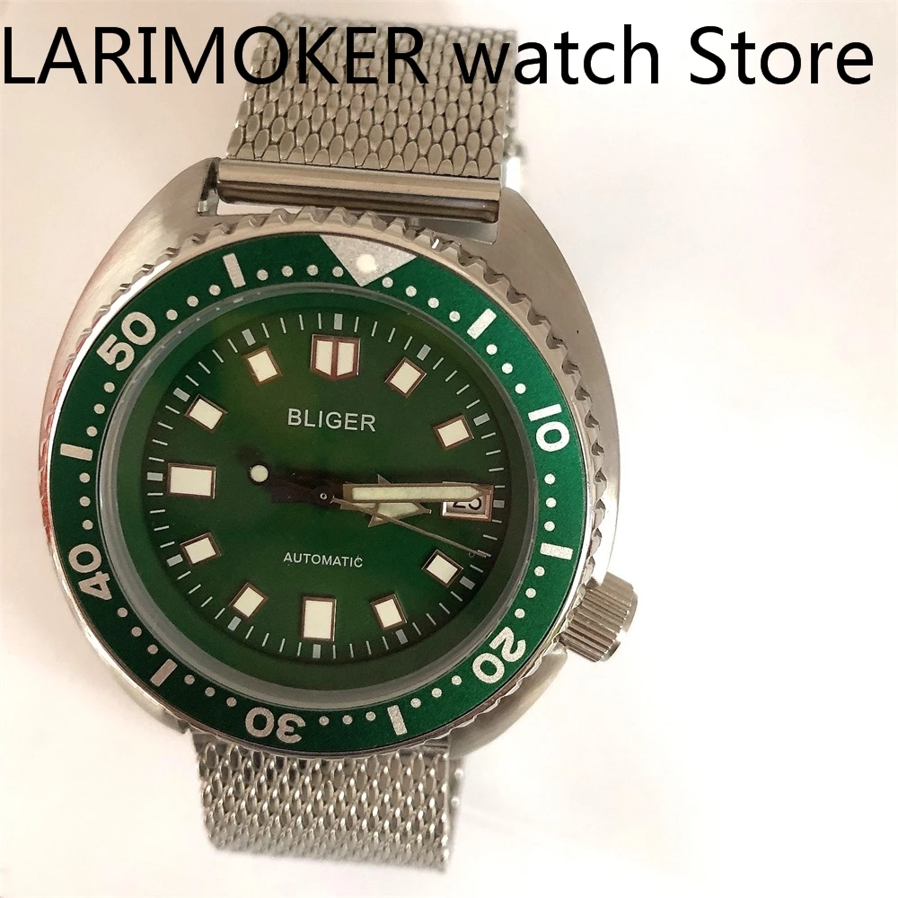 ใหม่ Cool High-End แฟชั่นทำงาน Leisure 45mm24เครื่องประดับ NH35A ไขลานอัตโนมัติกันน้ำชายนาฬิกา C3 Luminous dial