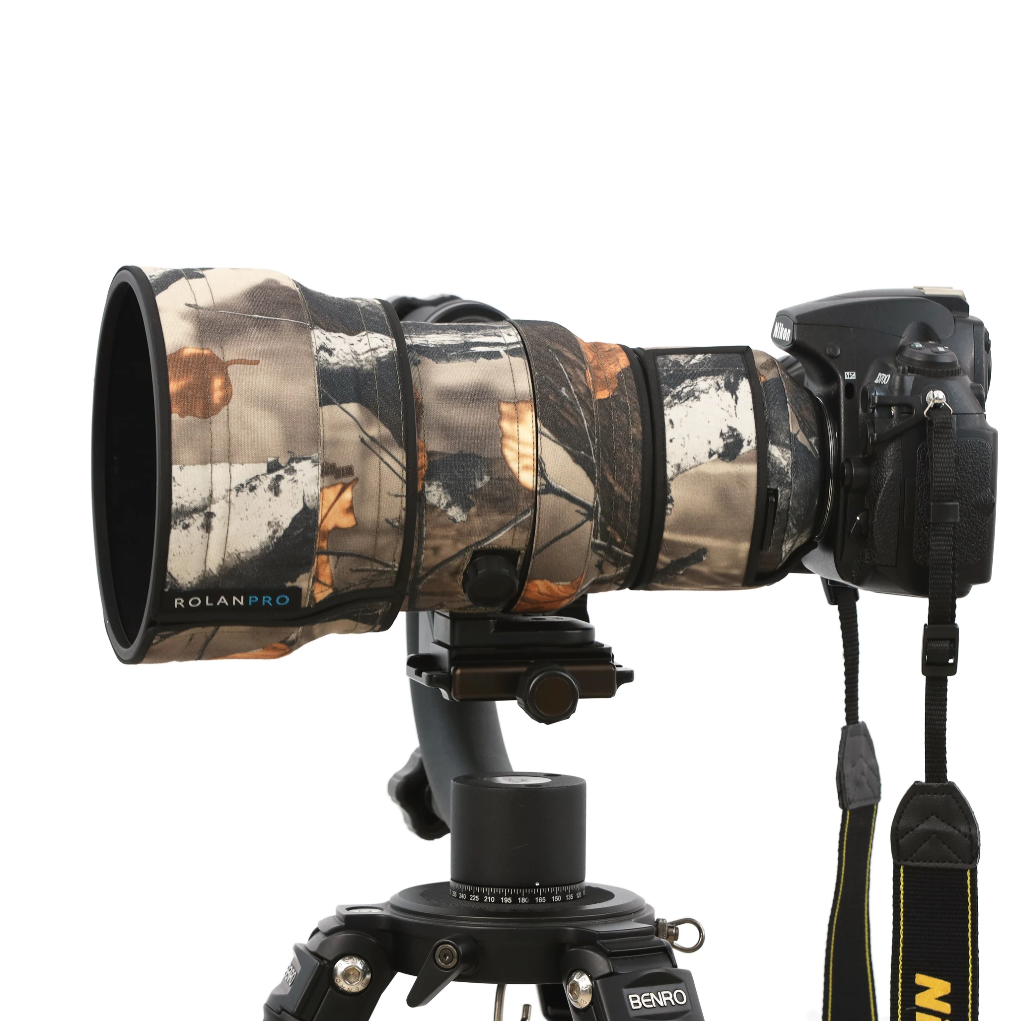 Imagem -03 - Rolanpro-camouflage Lens Coat For Nikon Lens Sleeve Protective Armas Case Lens Cover Nikon Af-s 200 mm f 2g ed vr i e ii Gerações