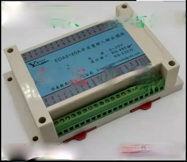 8 relè uscita + 12 modulo di ingresso interruttore RS485 EDA9180A MODBUS-RTU