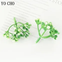 Artificial Flower Heads for Home Decoration  Fruit Stamens  DIY Gift Box  Wedding and Christmas Decoration  30PCs
