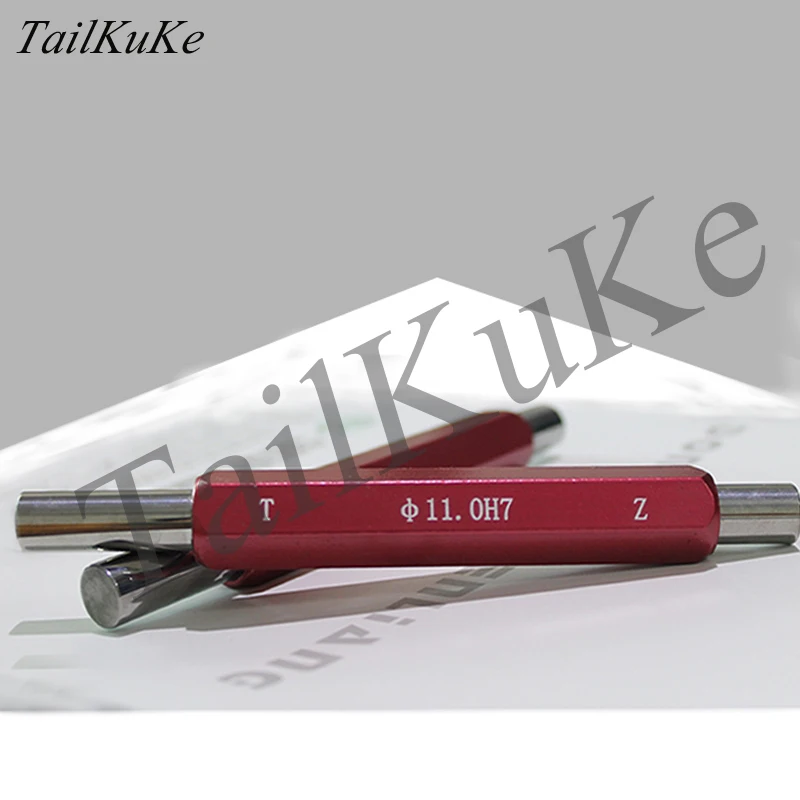 Tungsten Steel Pass Gauge Alloy Smooth Gauge H7 Double Head Plug Gauge, Tungsten Steel Needle Gaug +-0.001