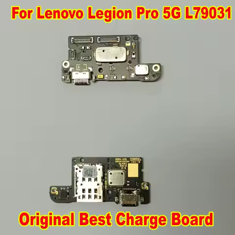 Best Original IC For Lenovo Legion Pro 5G L79031 Microphone USB Plug Fast Charging Port Charge Board Sim Card Tray Flex Cable