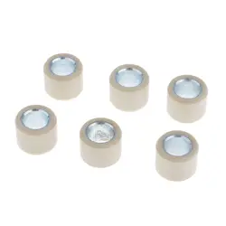 6 Pieces Variator Rollers Roller Weights 6.5g 16x13 For GY6 50CC 80CC Engine Scooter Variator Roller Weights