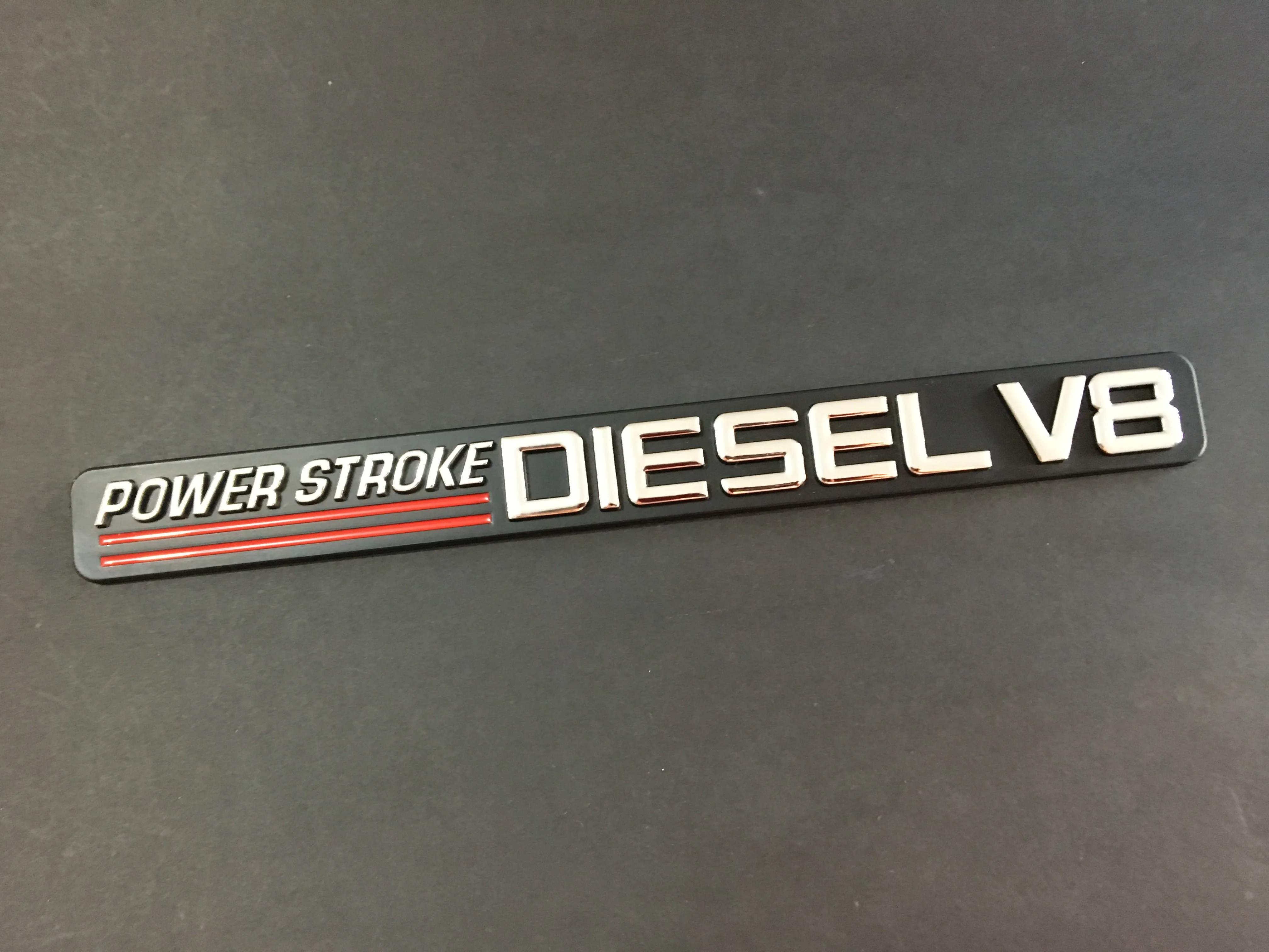 RH&LH DOOR POWER STROKE DIESEL V8 DECAL EMBLEM 1999-2000 F250 SD 1piece