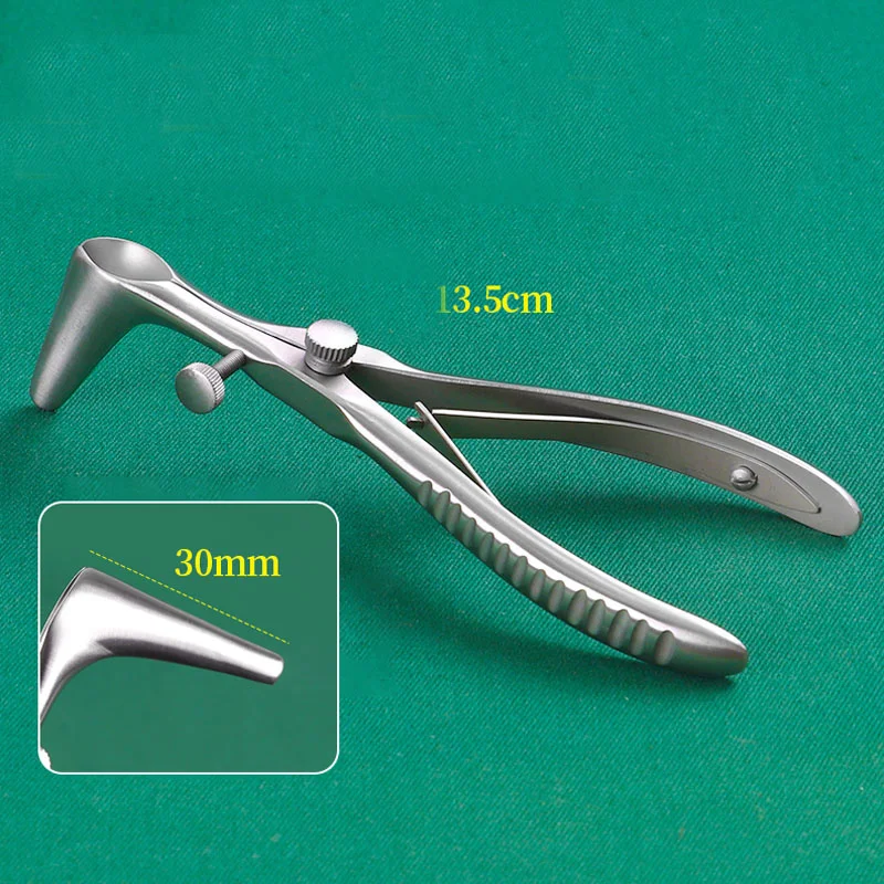 Stainless Steel Race Mirror Dilator Nose Speculum Nasal Cavity Open Nasal Cavity Enlargement Nasal Surgical