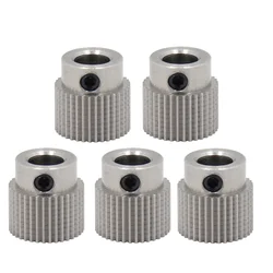 RAMPS 2pcs MK7 MK8 Extruder 26/36 teeth Gear Feed Wheel 5mm Extruder Drive Gear Bore Feeding Hobbed Wheel For 3D Printers Parts