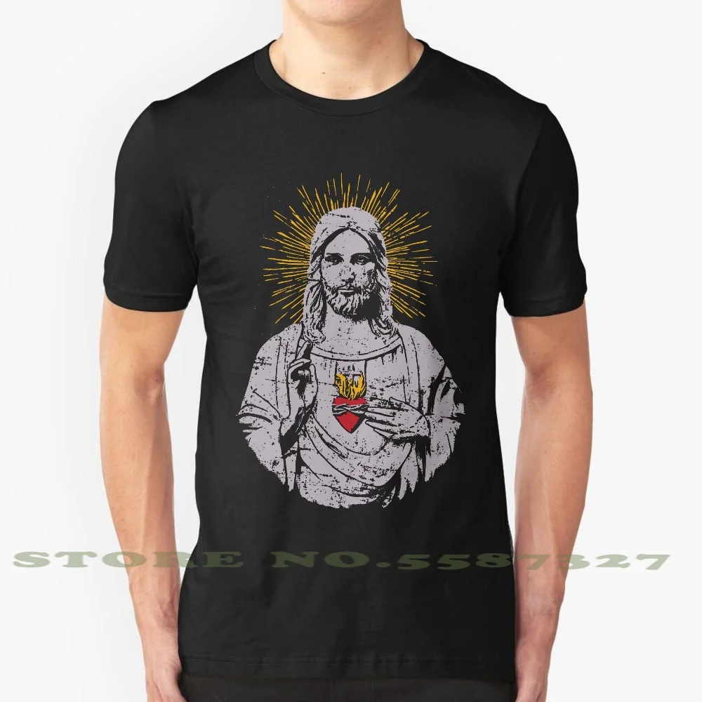 Jesus Christ 100% Cotton T-Shirt Loving Father Almighty Jesus I Love Jesus Father Jesus Mother Mary Who Is Jesus Christians