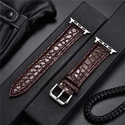 Bracelets de montre en cuir motif crocodile pour Apple Watch, bracelet de montre, Ultra 8, 7, 6, SE, 5, 4, 3, 49mm, 45mm, 44mm, 42mm, 41mm, 40mm, 38mm, iWatch