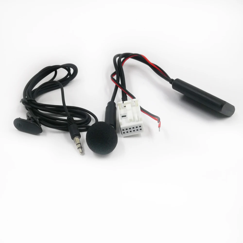 Biurlink-Rádio Do Carro Bluetooth, Música, Aux, Chamada Telefônica, Adaptador MIC Mãos Livre para Peugeot e Citroen, 12Pin, RD4