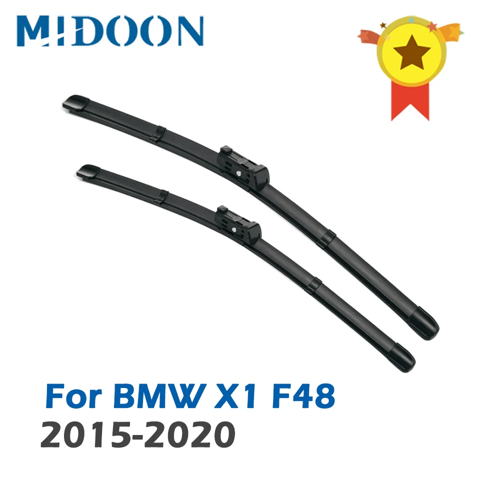 MIDOON Wiper LHD RHD Front  Wiper Blades For BMW X1 F48 2015 - 2020 2019 2018 2017 2016 Windshield Windscreen 26