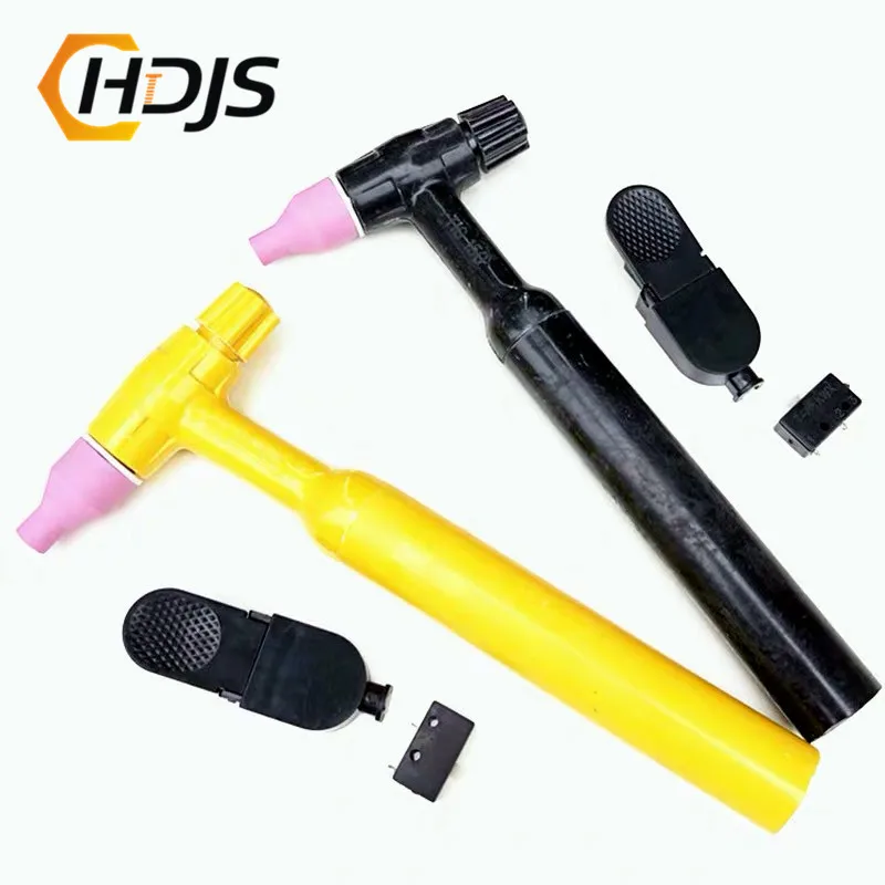 

Argon arc welding accessories QQ-150 argon arc welding gun universal argon arc welding gun handle black and yellow