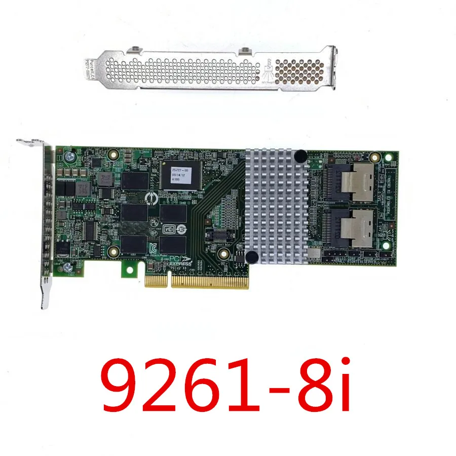 

Карта контроллера LSI MegaRAID SAS 9261-8i 8 port 512 МБ кэш SFF8087 6 ГБ RAID0.1.5.6 PCI-E 2,0 X8