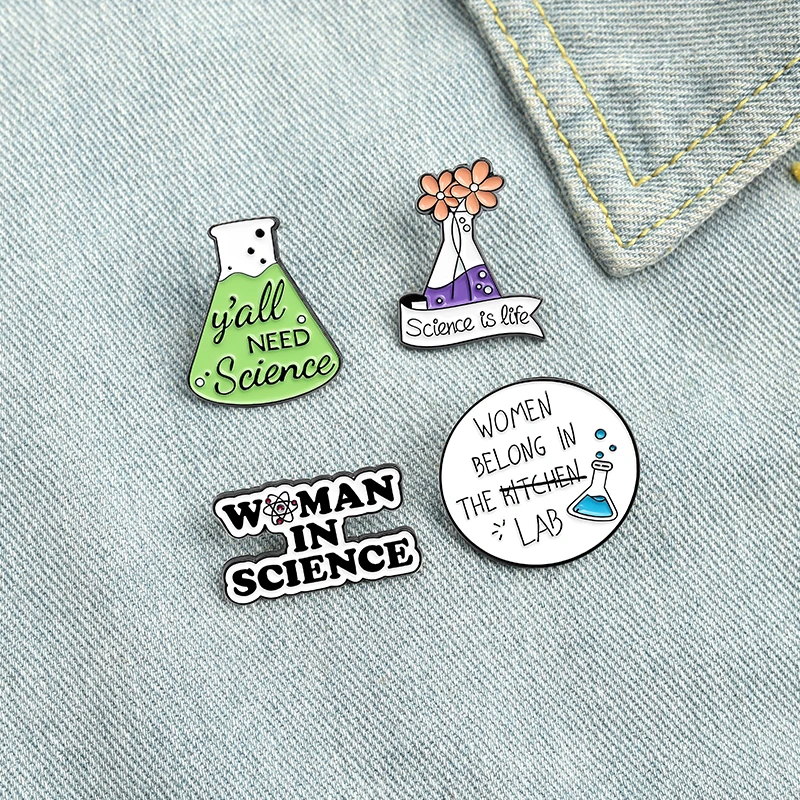 I Enjoy Math Enamel Pin Science Chemical Mathematical Brooches Backpack Hat Custom Badges Gifts for Student Doctors