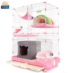 Cat cage Cat villa Three-story indoor cat park Double-tier domestic pet cage