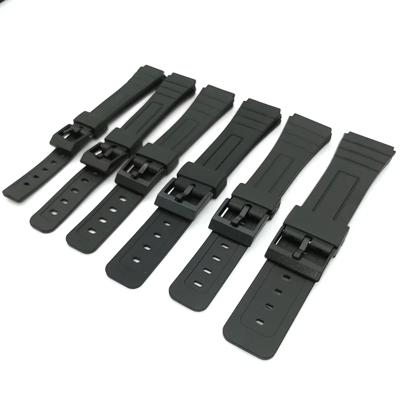 Sport Digital Watch Strap 12mm 14mm 16mm 18mm 20mm 22mm for Electronic Clock Wrist Watchband for Casio F-84 F-94 F-105