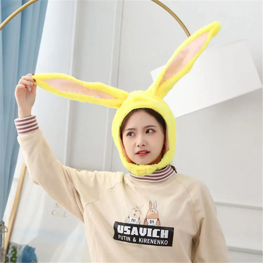 Women Girls Head Warmer  Bunny Ears Hat Rabbit Hat Photography Props Holiday Party Favors Hat