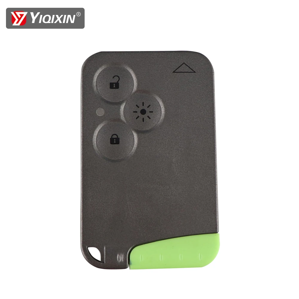 YIQIXIN High Quality 3 Button For Renault Laguna Espace Remote Car Key Shell Fob Cover Case Smart Card With Blade Replacement